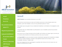 Tablet Screenshot of abcdformation.com